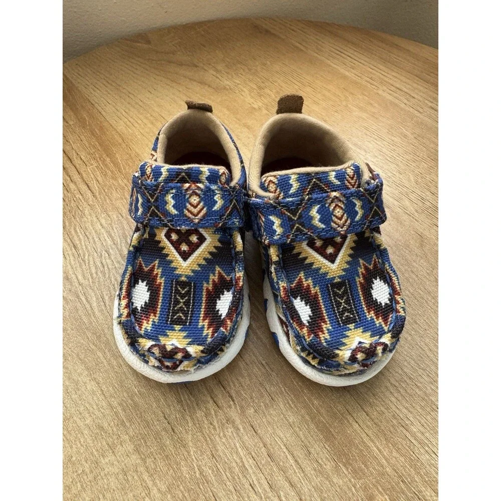 Twisted X Infant Southwestern Print Driving Mocs